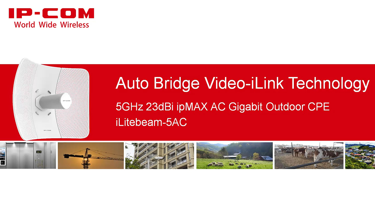 Outdoor CPE auto Bridge Video-Link demo